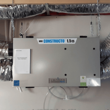 Dust buildup documented inside a real residential system